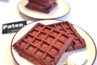 Шоколадно-банановые вафли