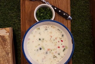 Окрошка на кефире