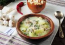 Чешский чесночный суп