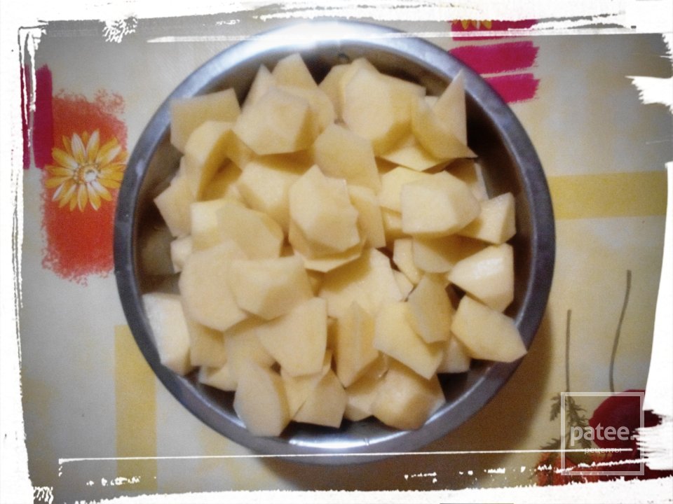  Сырный суп с сосисками и куриным филе - Шаг 3