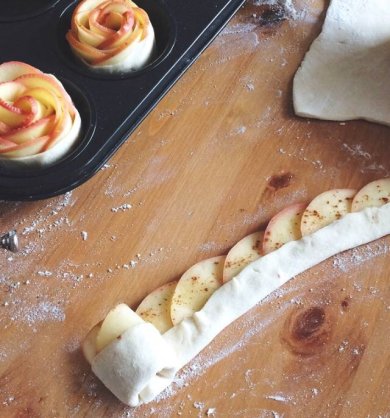 Яблочные розочки - Шаг 4