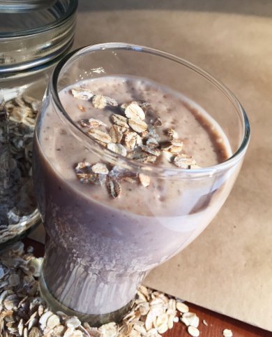 Банановый коктейль с овсяными хлопьями - Шаг 1