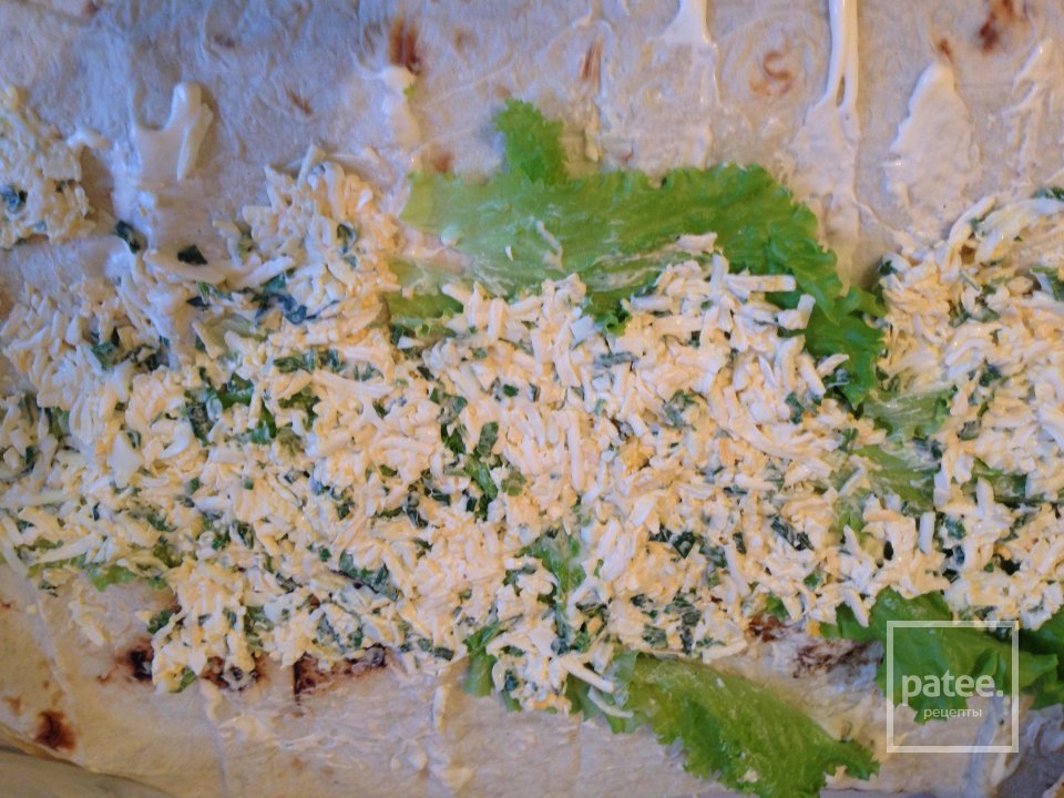 Лаваш с начинкой - Шаг 2