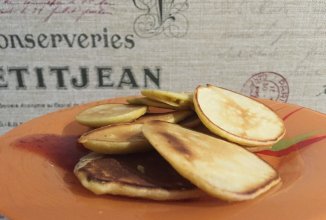 ПП шоколадные овсяные панкейки