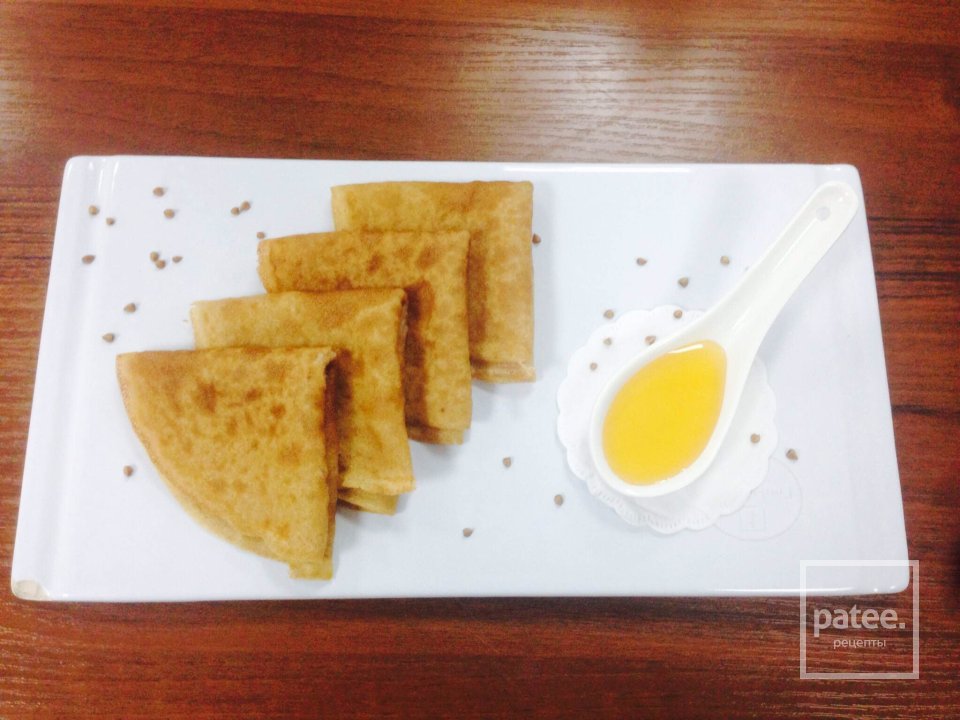 Гречишные блины с мёдом - Шаг 1