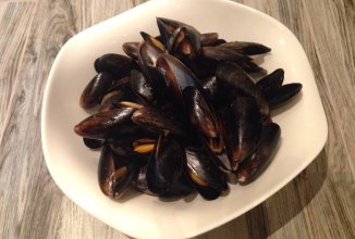 Мидии в белом вине