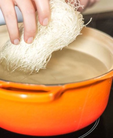 Тайский салат с лапшой и говядиной - Шаг 1