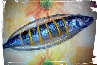 Скумбрия запеченная с лимоном