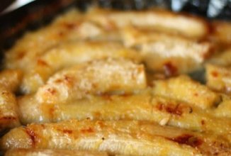 Бананы, запеченные с творогом