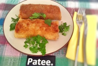 Блины с грибами и сыром