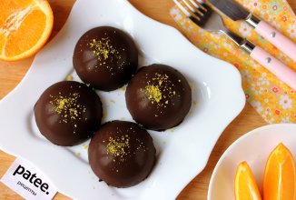 Глазированные творожные сырки с апельсином