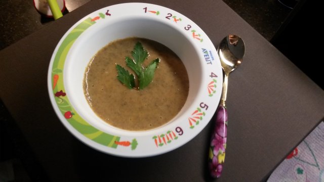 Печеночный крем-суп для детей и взрослых