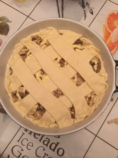 Пирог с курицей и шампиньонами - Шаг 5