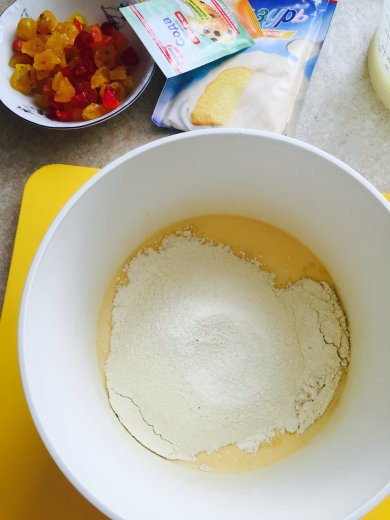 Диетический лимонный кекс ПП из кукурузной муку - Шаг 4