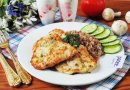 Куриная отбивная в грибном кляре
