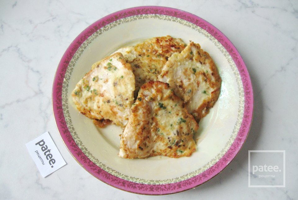 Куриная отбивная в грибном кляре - Шаг 15