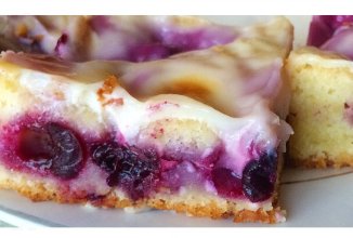 Творожно-смородиновый пирог