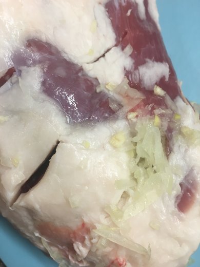 "Подгорица" томленая в печи  баранья нога. - Шаг 5