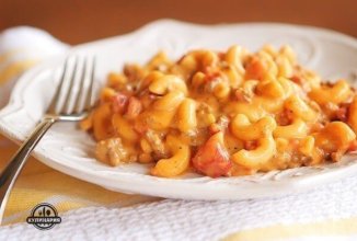 МАКАРОНЫ ЧИЗБУРГЕР