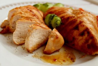 Куриная грудка, запечённая в соусе Терияке