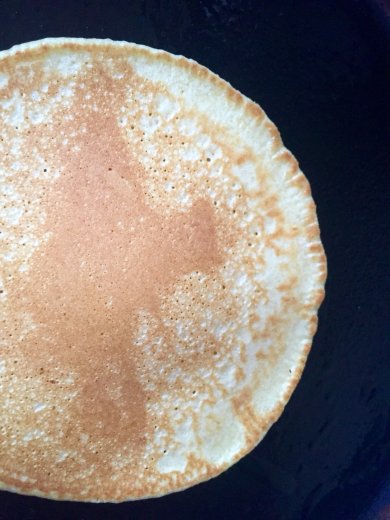 ПП Панкейки с творожной-банановым кремом - Шаг 5