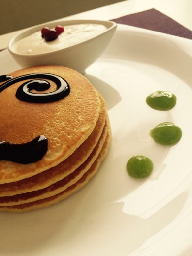 ПП Панкейки с творожной-банановым кремом - Шаг 8