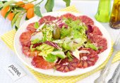 Овощной салат с апельсином