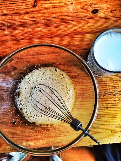 Блины тонкие на молоке - Шаг 2