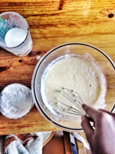 Блины тонкие на молоке - Шаг 4