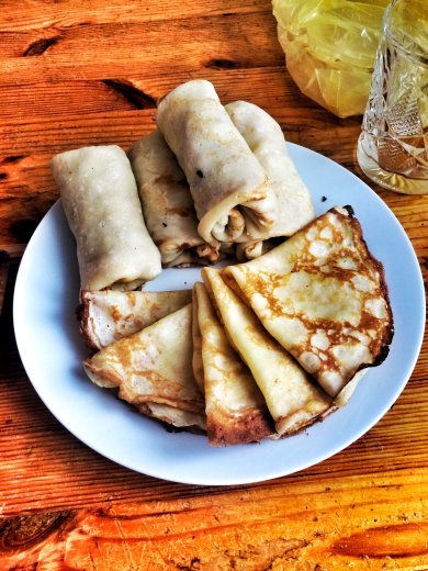 Блины тонкие на молоке - Шаг 7