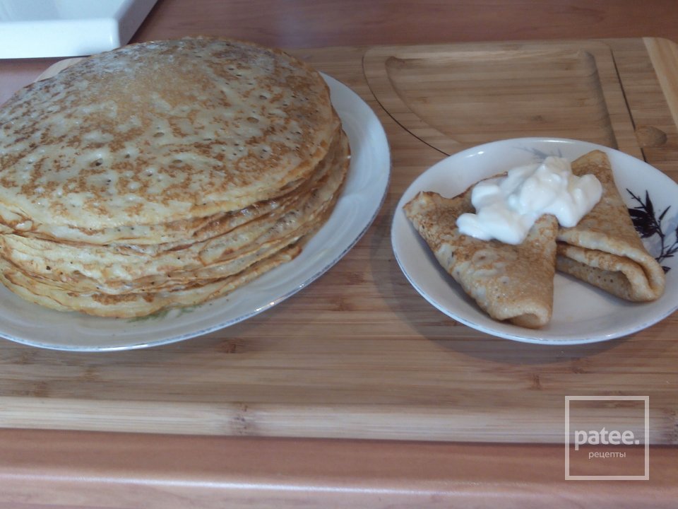 Блины ажурные заварные. - Шаг 6