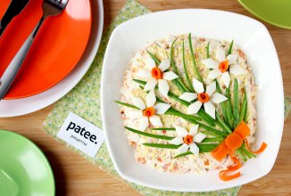 Салат Нарциссы на 8 марта