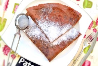 Шоколадные блины на сыворотке