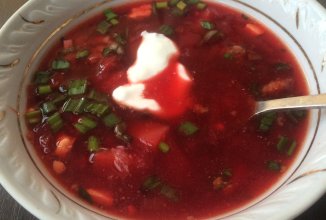 Свекольник)) мммм😘очень вкусный))