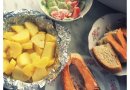 Картошка с сёмгой