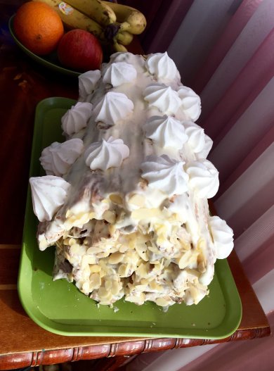 Торт Полено из слоеного теста - Шаг 14