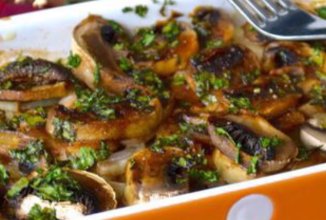 Запеканка из шампиньонов с Фетой ( бьюрди)