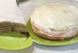 Блинный торт с маскарпоне