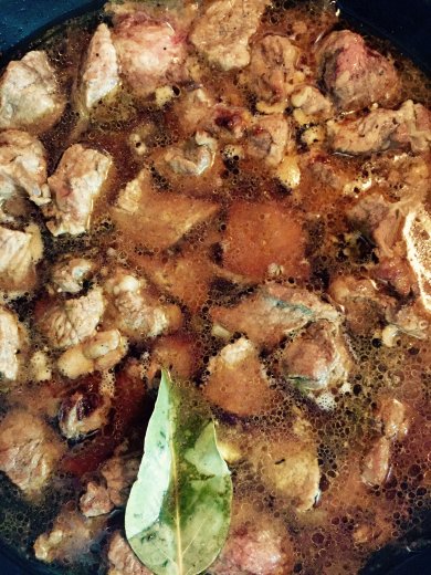 Телятина , тушеная в собственном соку . - Шаг 4