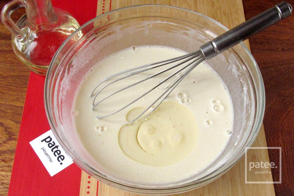 Блины с грибами и рисом - Шаг 7