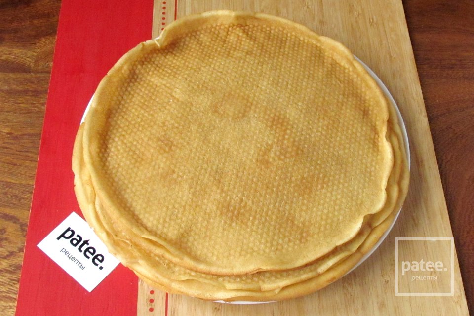 Блины с грибами и рисом - Шаг 10