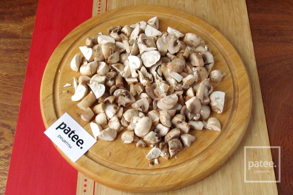 Блины с грибами и рисом - Шаг 11