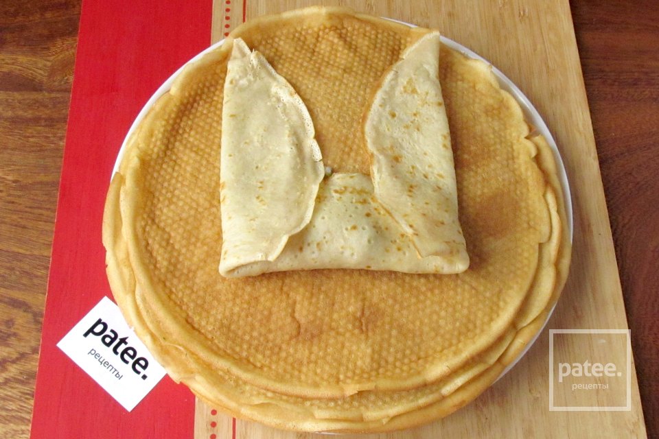 Блины с грибами и рисом - Шаг 18