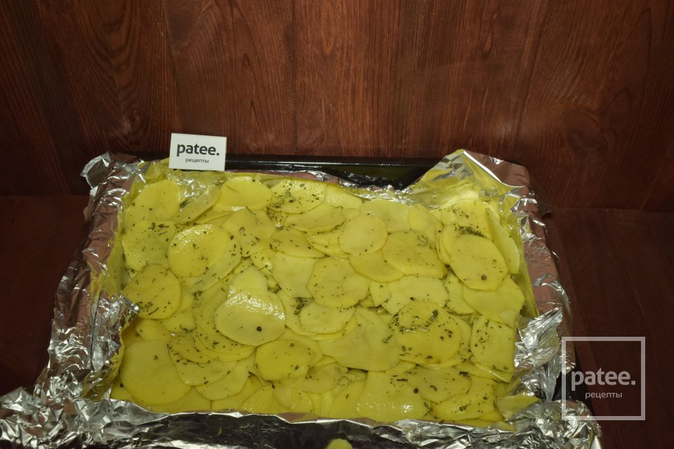 Мясо в духовке по французки - Шаг 8