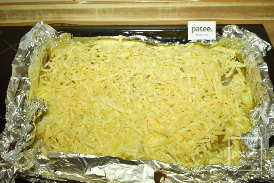 Мясо в духовке по французки - Шаг 13