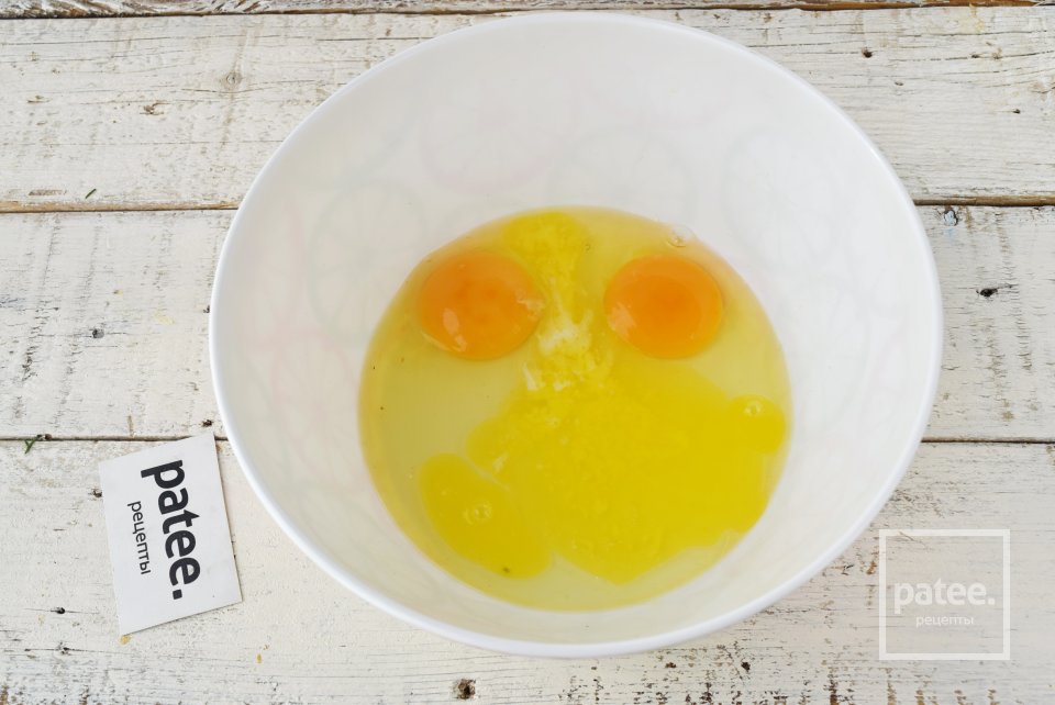 Сырные блины с зеленью - Шаг 3