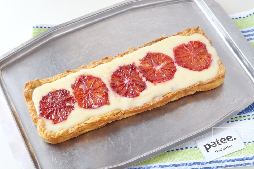 Тарт с заварным кремом и апельсином - Шаг 14