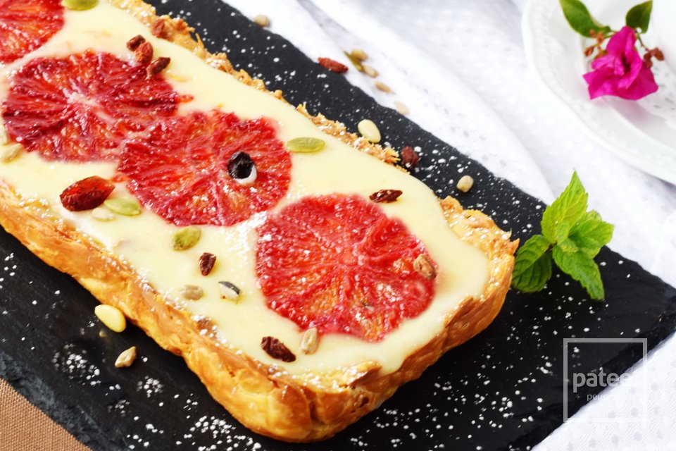 Тарт с заварным кремом и апельсином - Шаг 16