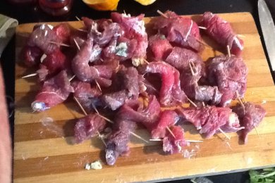 Мини рулетики из мяса - приготовление