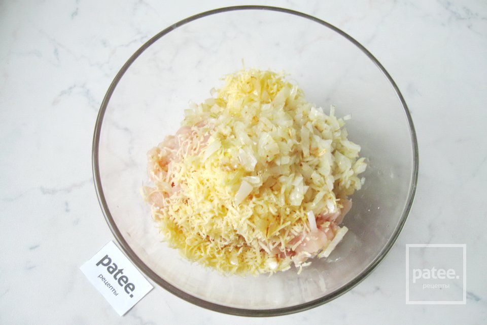 Рубленые шницели из куриной грудки с сыром - Шаг 7